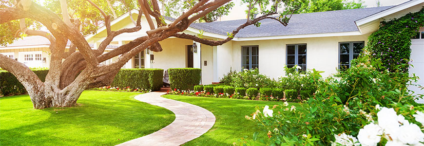 Homeowners with home insurance coverage